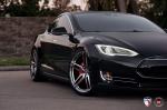 Tesla Model S on Vossen Wheels (HC-1) 2016 года